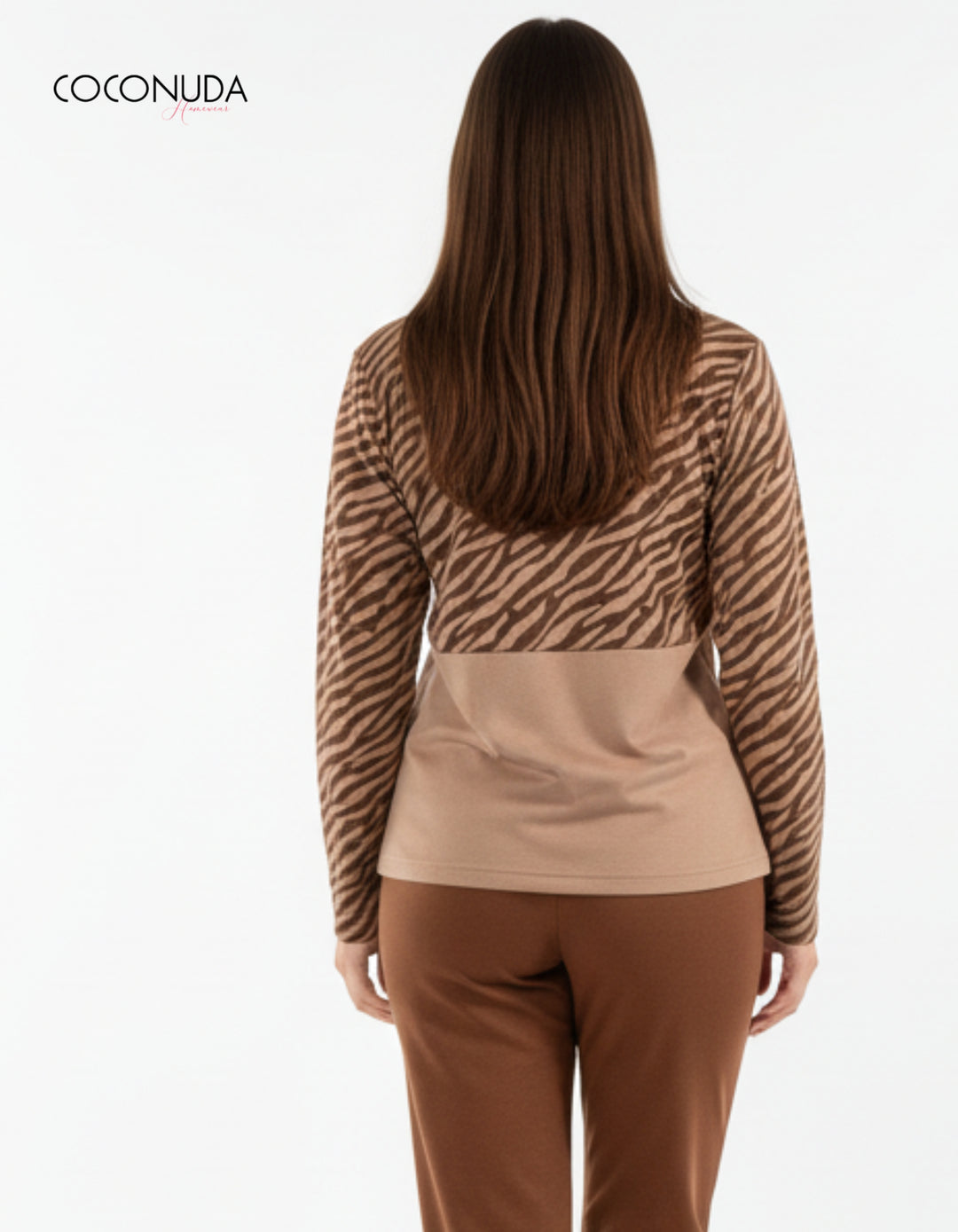 Coconuda | Pigiama Donna Invernale in Caldo Cotone Interlock