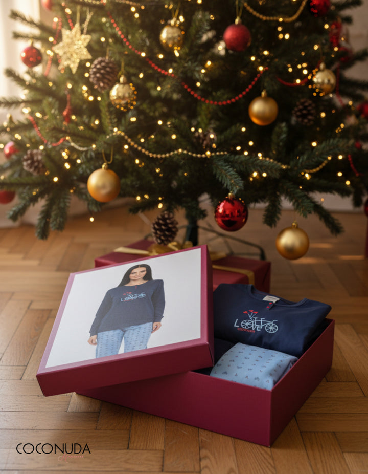 Coconuda | Pigiama Donna Invernale in Caldo Cotone Interlock