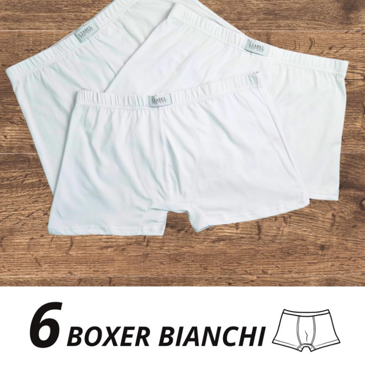 Liabel | 6 Boxer Uomo Cotone Elasticizzato