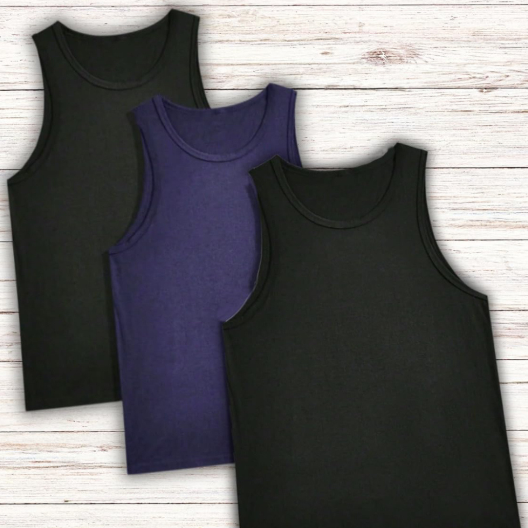 Liabel | 3 Canottiere Uomo Cotone ComfortFit