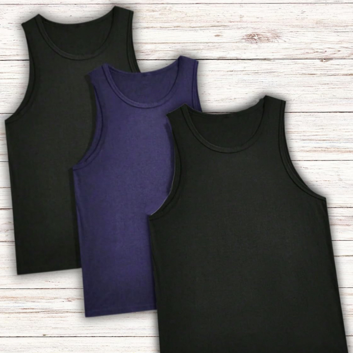 Liabel | 3 Canottiere Uomo Cotone ComfortFit