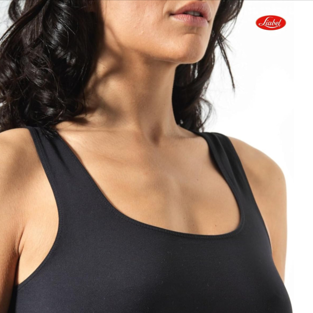 Liabel | 2 Canotte Intime Donna in Morbida Microfibra