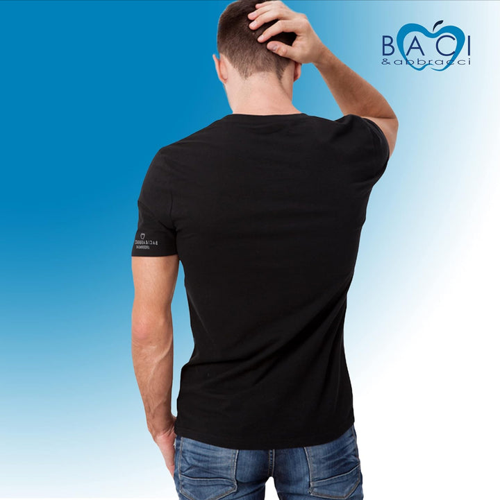 Baci e Abbracci | 3 Magliette Intime Uomo Cotone Elasticizzato