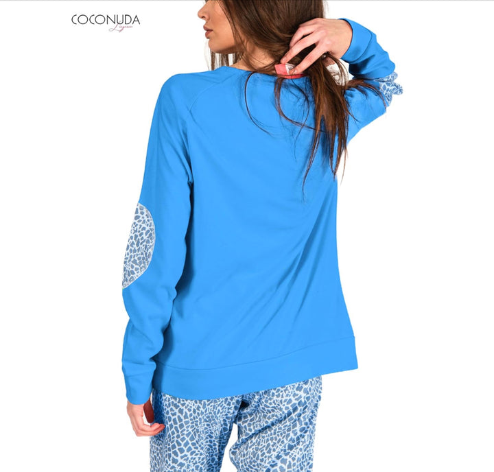 Coconuda | Pigiama Donna Invernale in Caldo Cotone Interlock