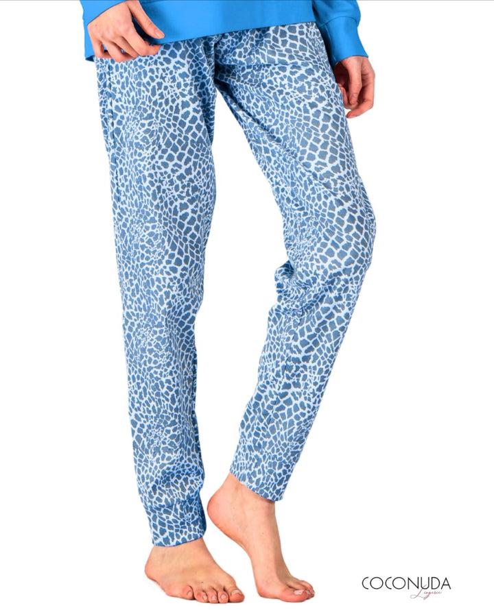 Coconuda | Pigiama Donna Invernale in Caldo Cotone Interlock