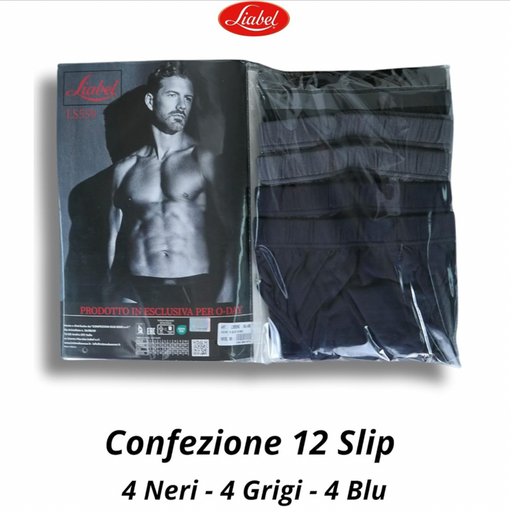Liabel | 12 Slip Uomo Cotone