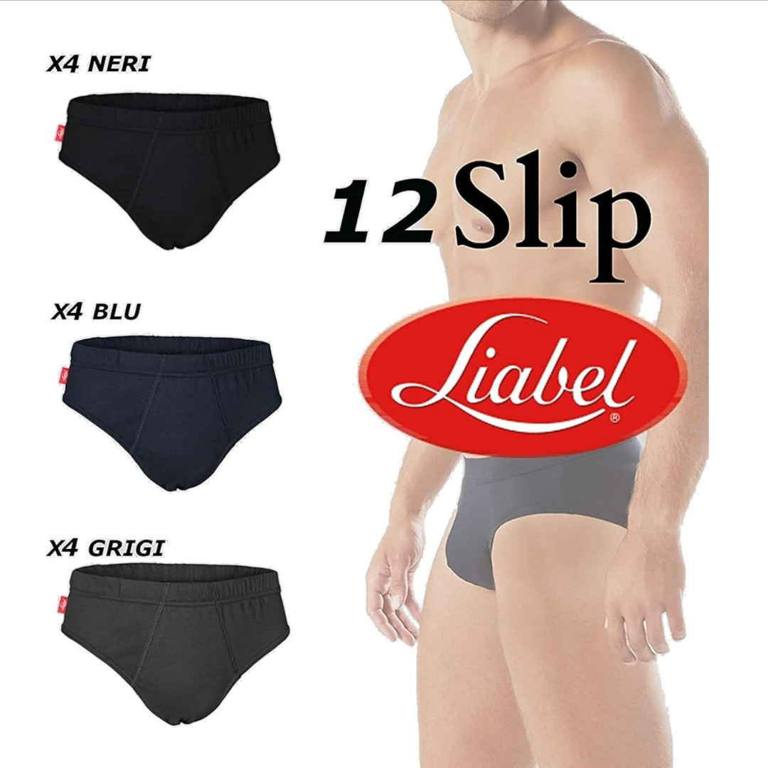 Liabel | 12 Slip Uomo Cotone
