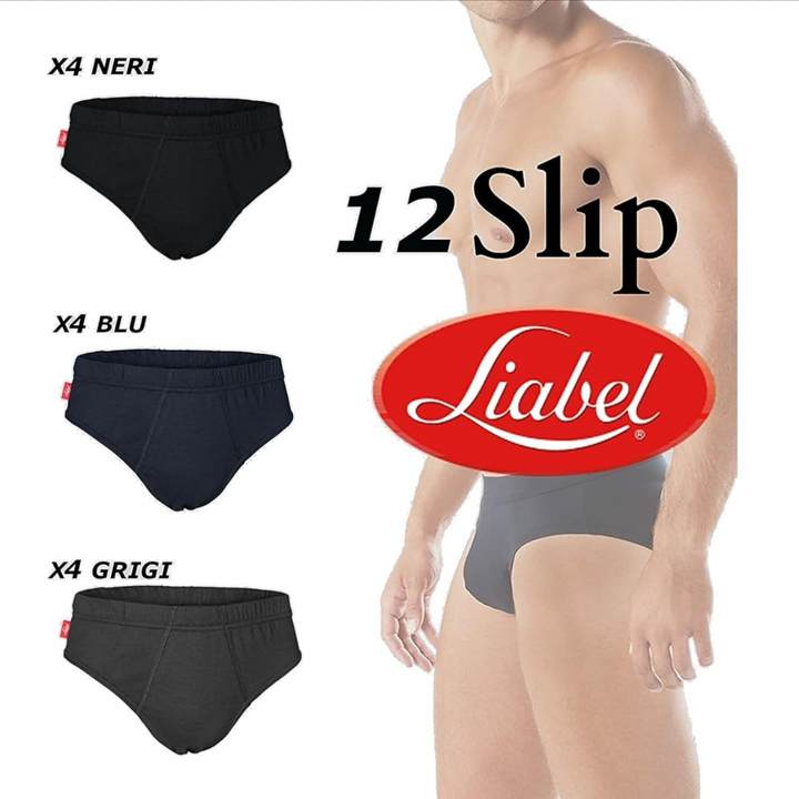 Liabel | 12 Slip Uomo Cotone