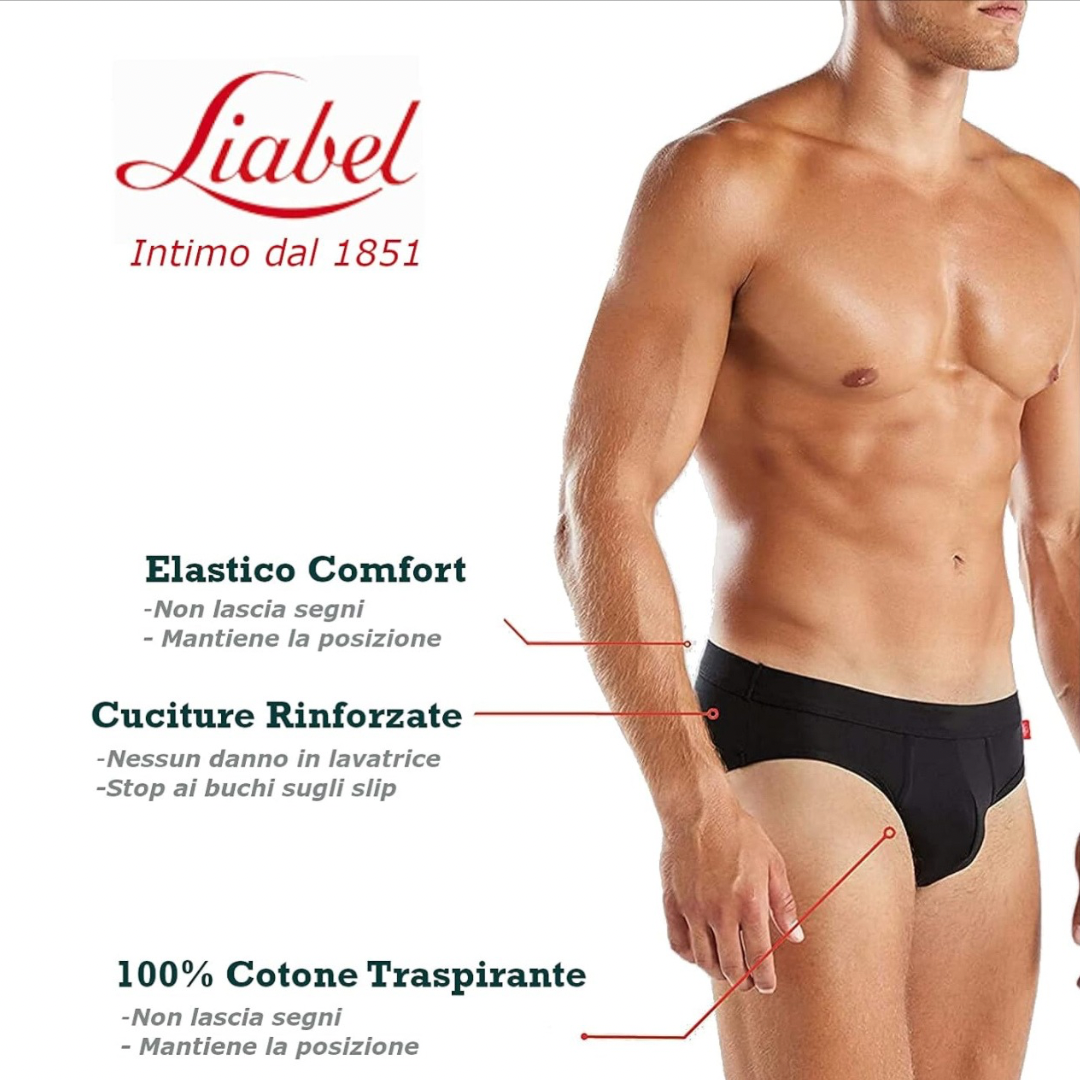 Liabel | 12 Slip Uomo Cotone