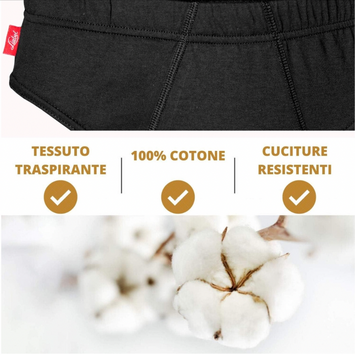 Liabel | 12 Slip Uomo Cotone