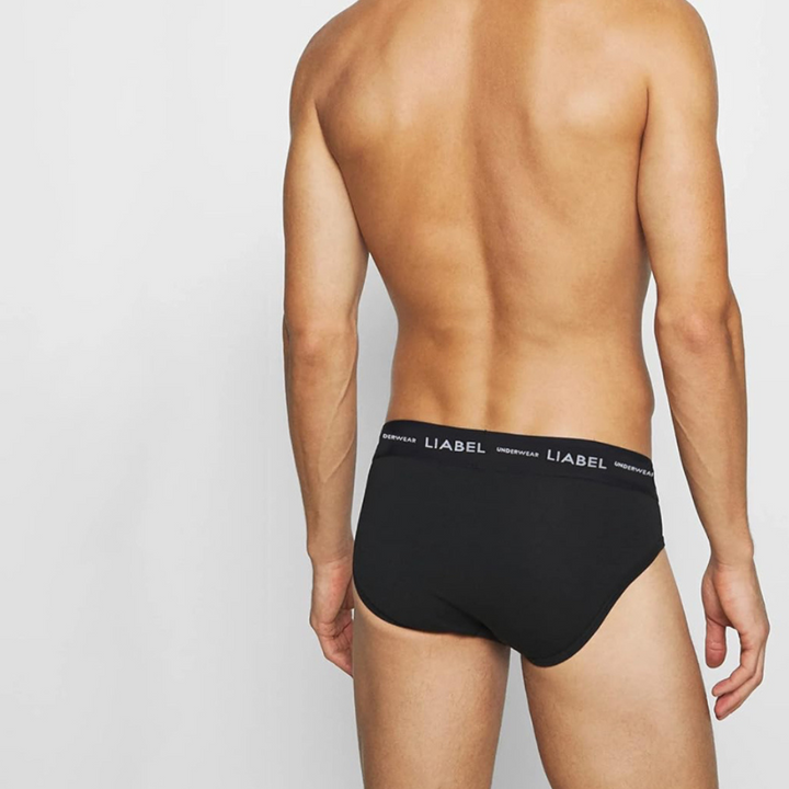 Liabel | 6 Slip Uomo Cotone con Cuciture Rinforzate