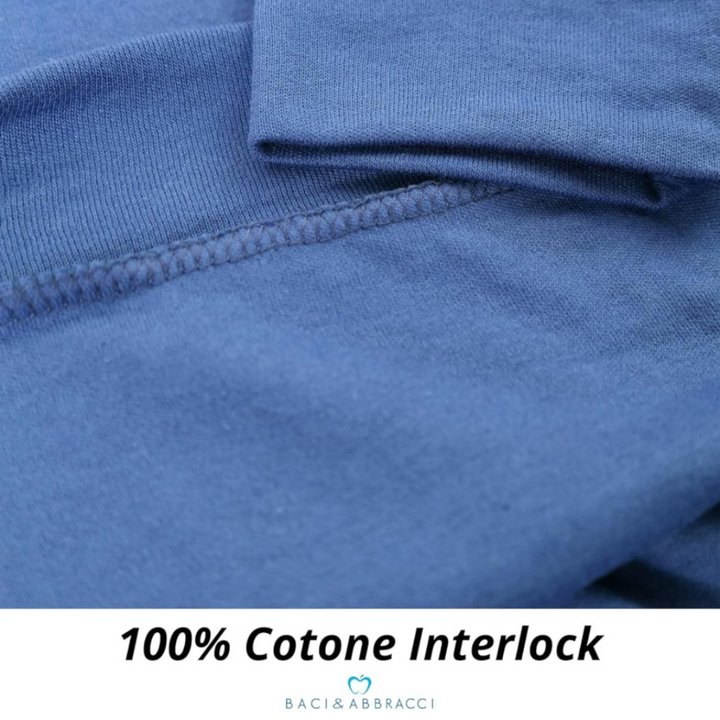 Baci & Abbracci | Pigiama Uomo Invernale in Caldo Cotone Interlock