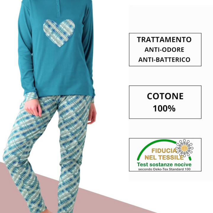 Liabel | Pigiama Donna Invernale in Cotone