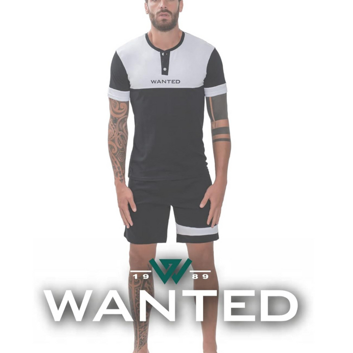 Wanted | 2 Pigiami Corti Uomo in Cotone Leggero 2