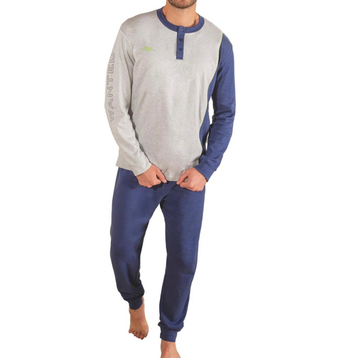 Wanted | Pigiama Uomo Invernale in Caldo Cotone Interlock