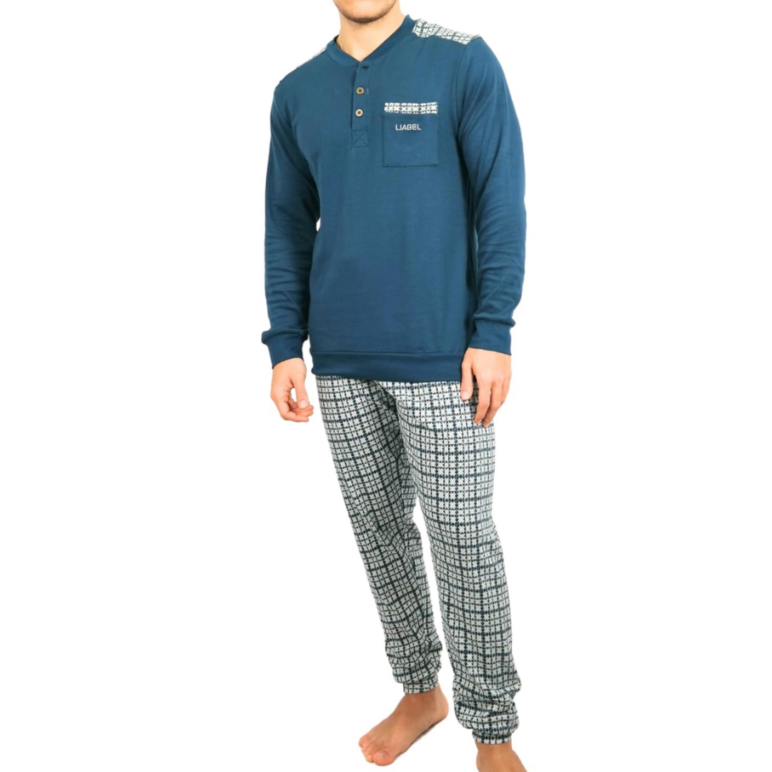 Liabel | Pigiama Uomo in Caldo Cotone Interlock