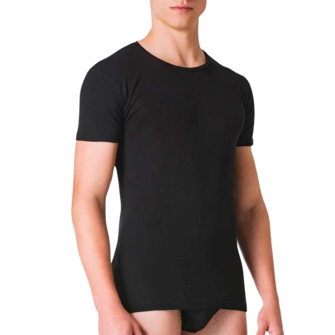 Liabel | 2 Magliette Uomo in Cotone Elasticizzato ComfortFit