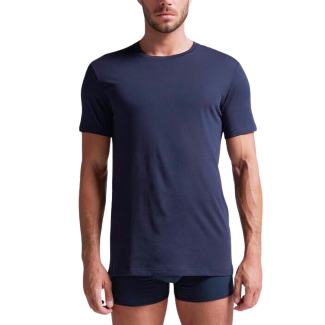 De Fonseca | 3 Magliette Uomo in Cotone Pettinato