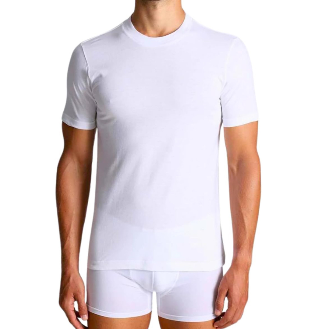 Baci e Abbracci | 3 Magliette Intime Uomo Cotone Elasticizzato