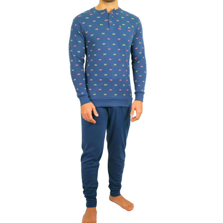Karelpiù | Pigiama Uomo in Cotone Interlock