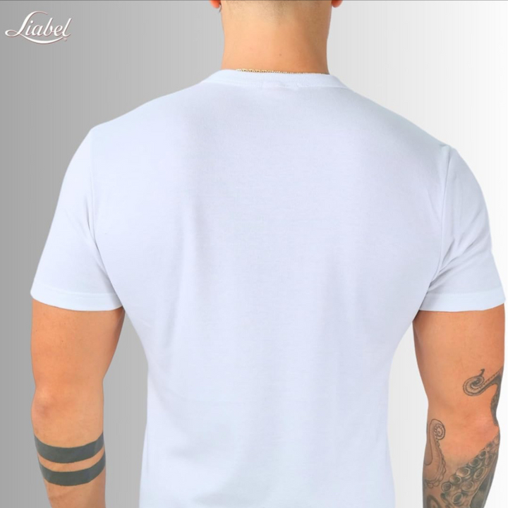 Liabel | 2 Maglie Uomo in Caldo Cotone Garzato Interlock