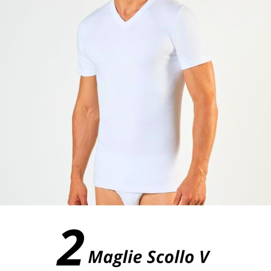 Liabel | 2 Magliette Uomo in Cotone Elasticizzato ComfortFit