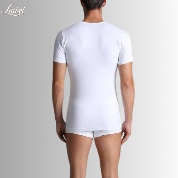Liabel | 2 Maglie Uomo in Caldo Cotone Garzato Interlock