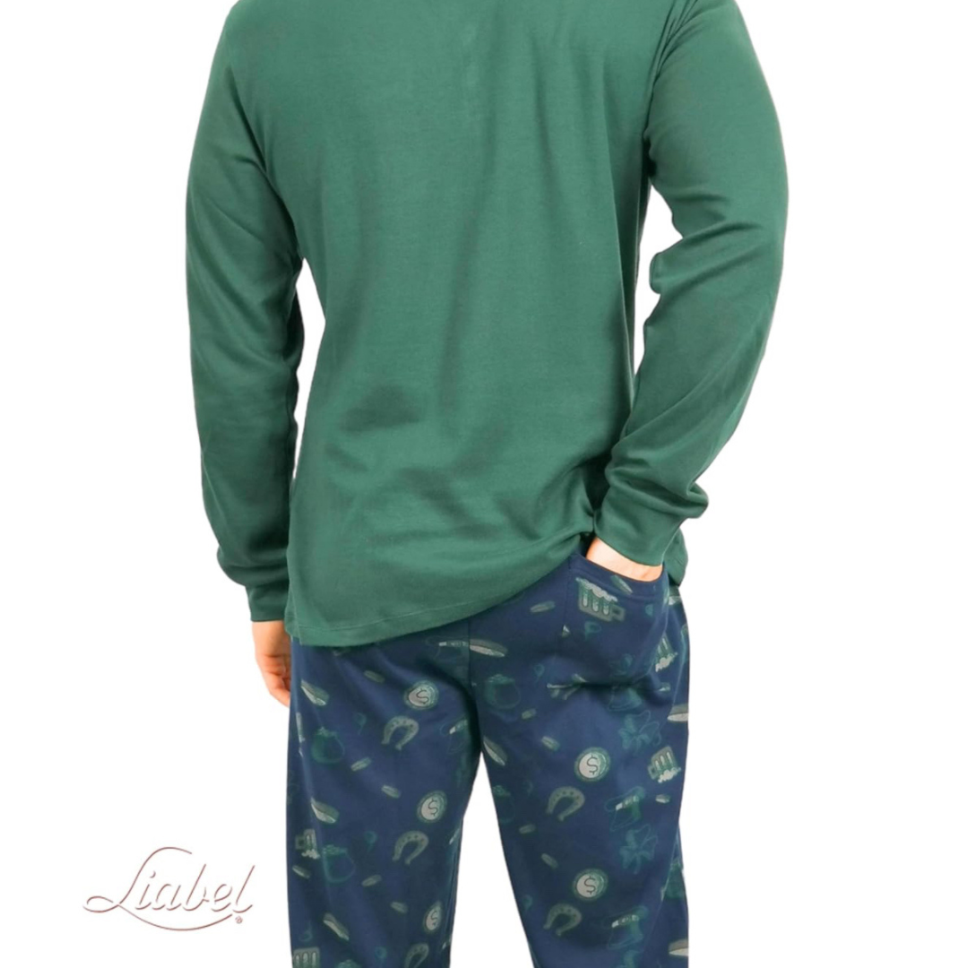 Liabel | Pigiama Uomo in Caldo Cotone Interlock