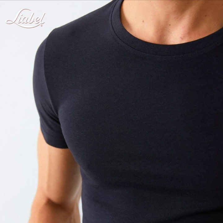 Liabel | 2 Magliette Uomo in Cotone Elasticizzato ComfortFit