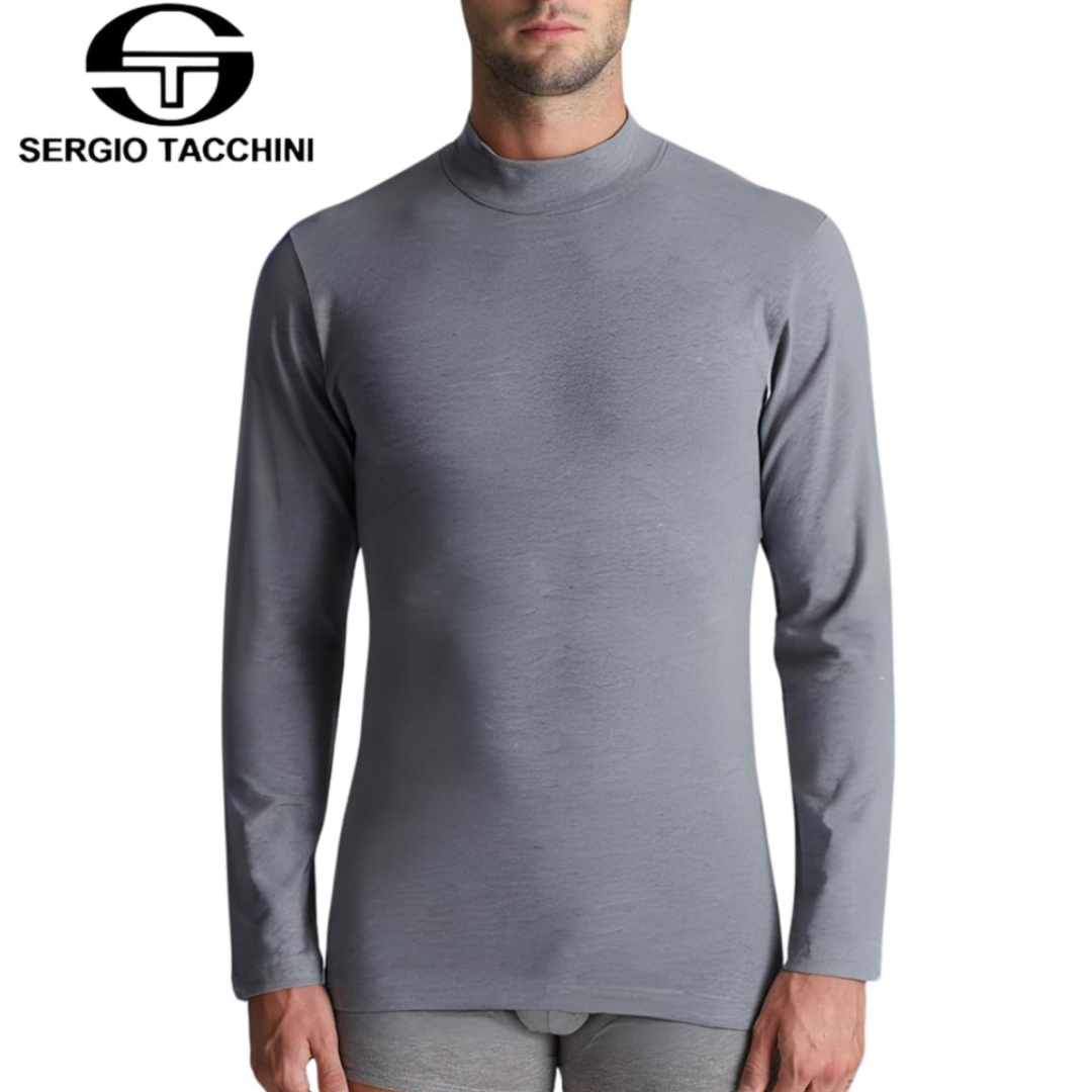 Sergio Tacchini | Lupetto Uomo in Cotone Caldo a Manica Lunga