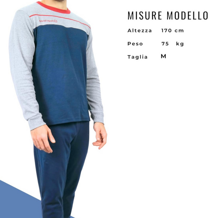 Sergio Tacchini | Pigiama Uomo in Cotone Interlock