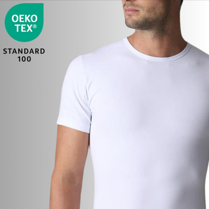 Liabel | 2 Maglie Uomo in Caldo Cotone Garzato Interlock