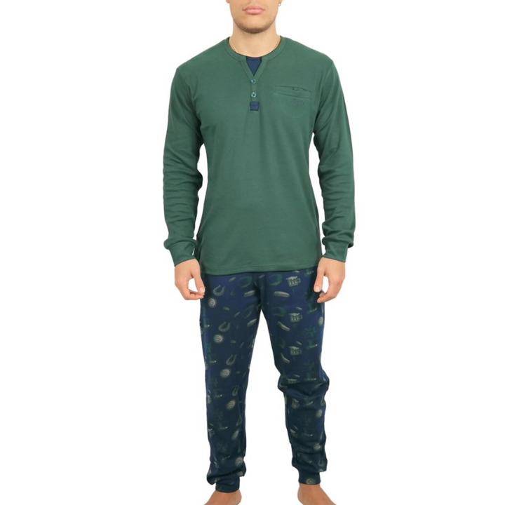 Liabel | Pigiama Uomo in Caldo Cotone Interlock