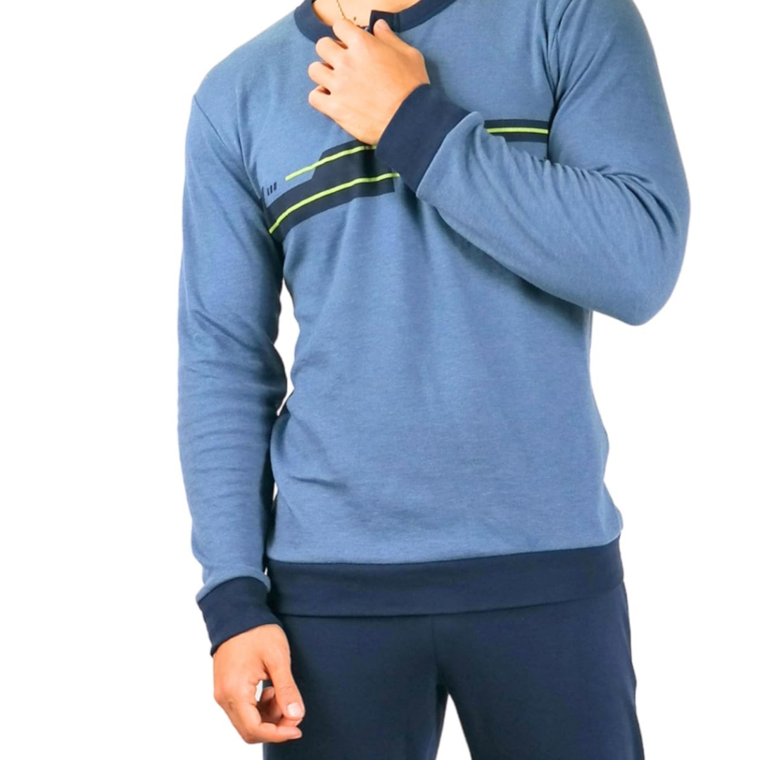 Sergio Tacchini | Pigiama Uomo in Cotone Interlock