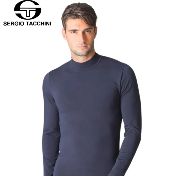 Sergio Tacchini | Lupetto Uomo in Cotone Caldo a Manica Lunga