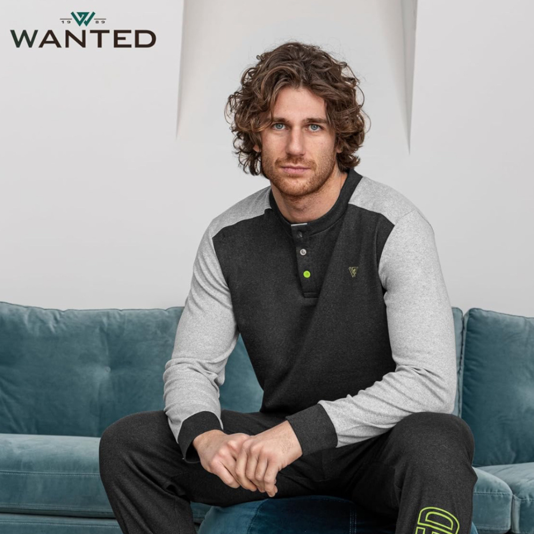 Wanted | Pigiama Uomo Invernale in Caldo Cotone Interlock