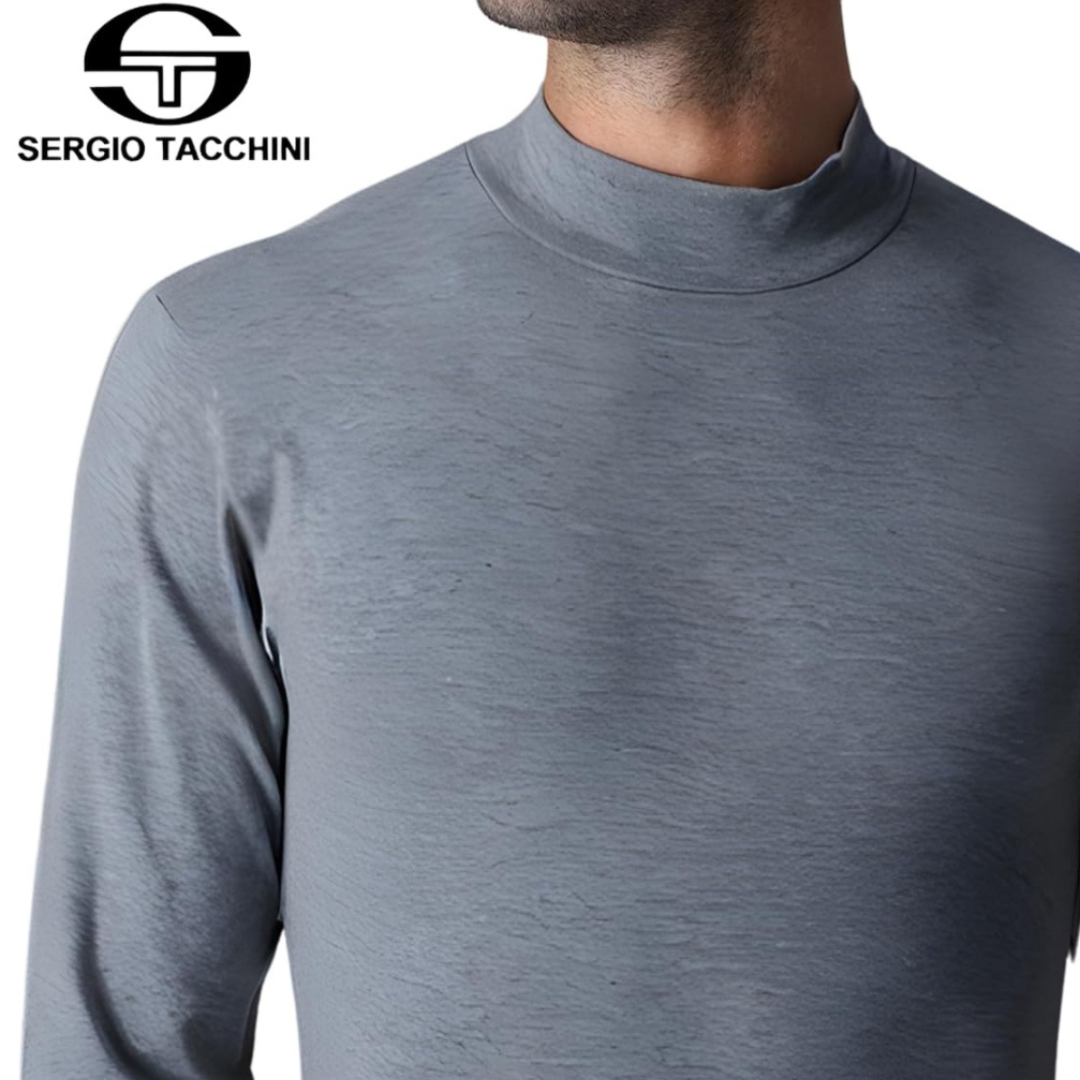 Sergio Tacchini | Lupetto Uomo in Cotone Caldo a Manica Lunga