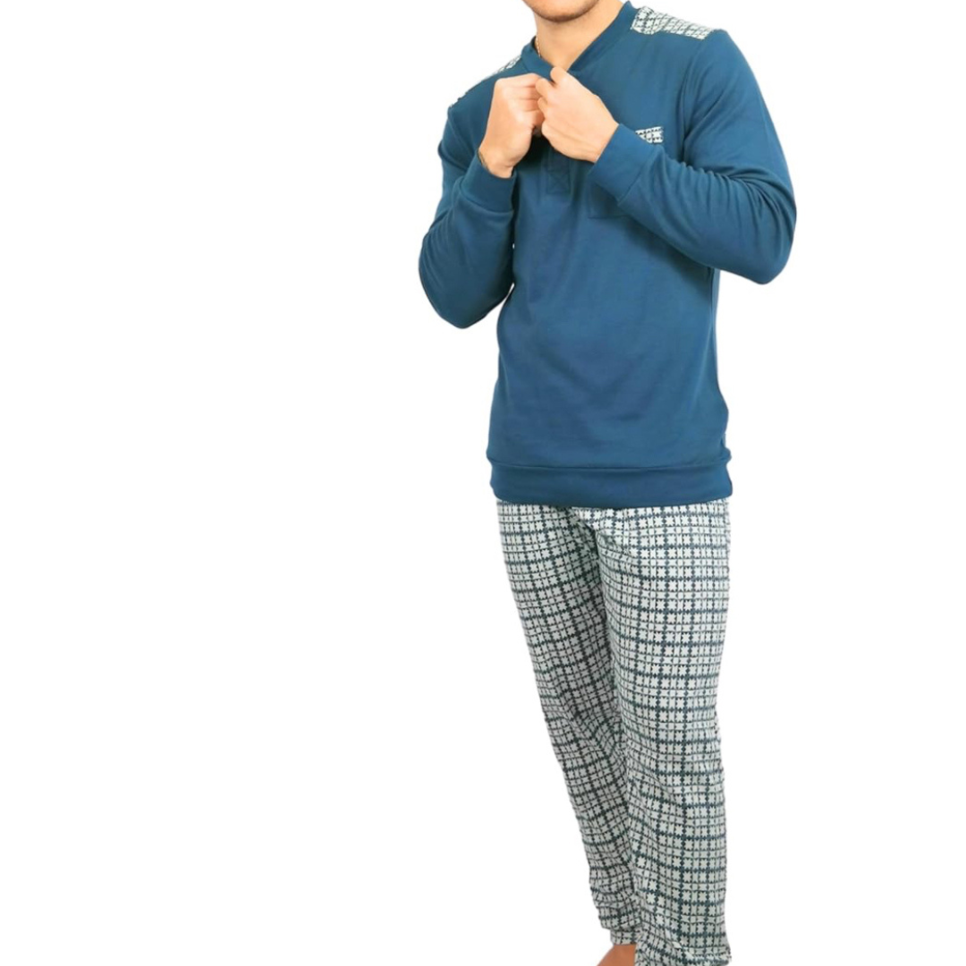 Liabel | Pigiama Uomo in Caldo Cotone Interlock