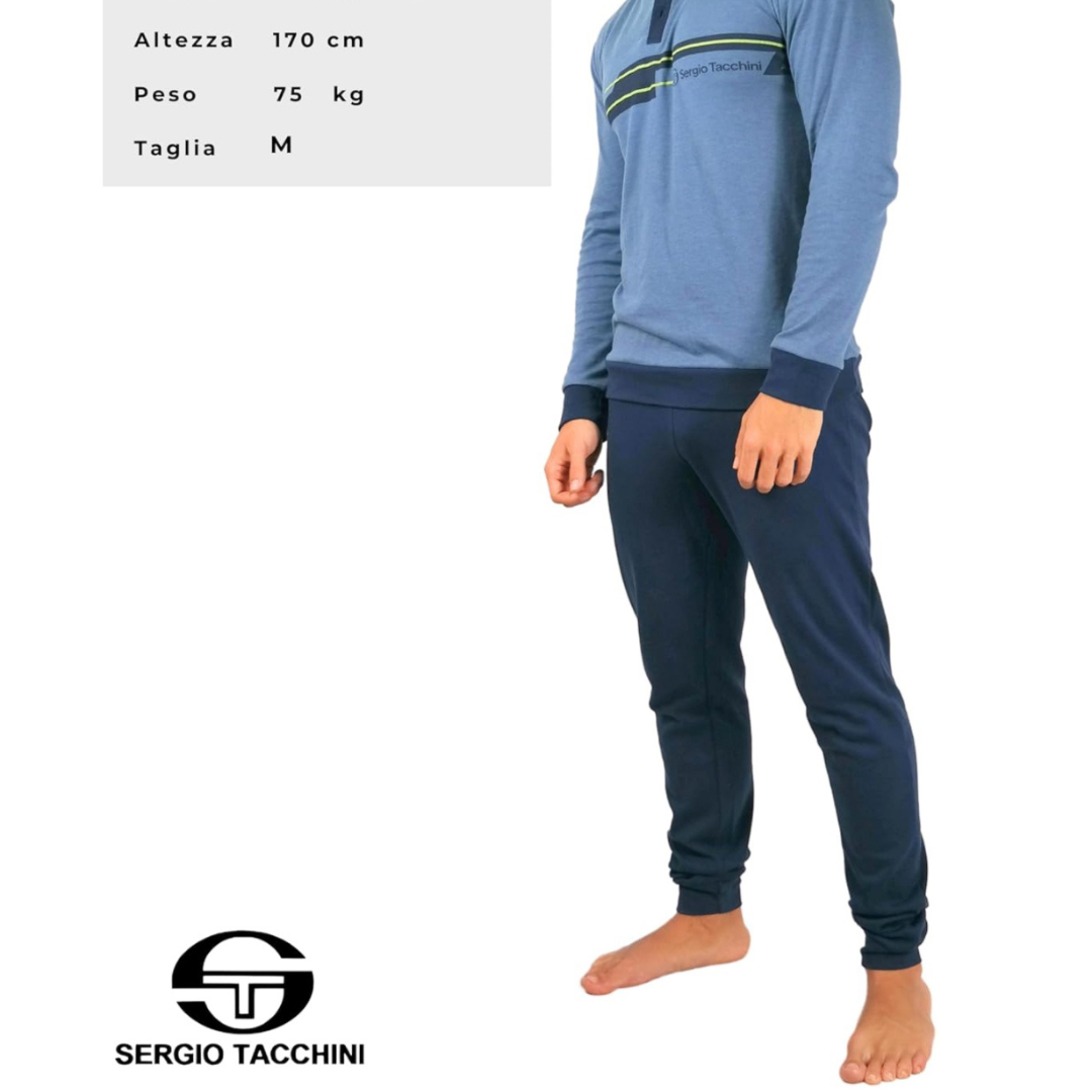 Sergio Tacchini | Pigiama Uomo in Cotone Interlock