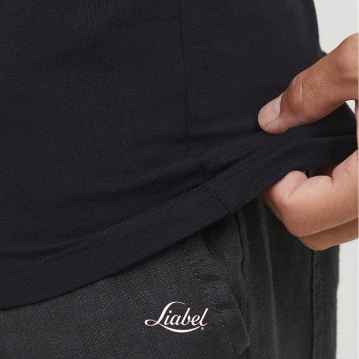 Liabel | 2 Magliette Uomo in Cotone Elasticizzato ComfortFit