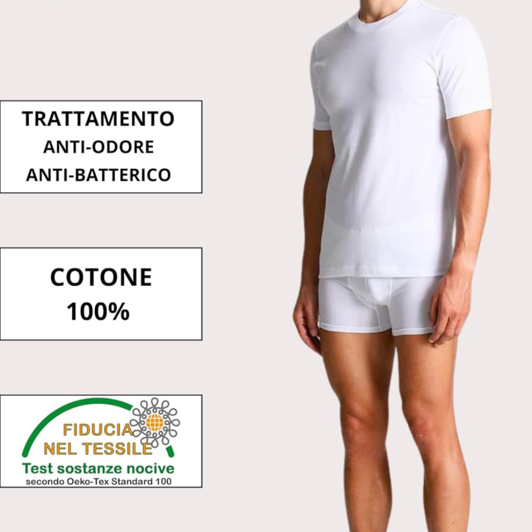 Liabel | 3 Magliette Uomo in Cotone ComfortFit