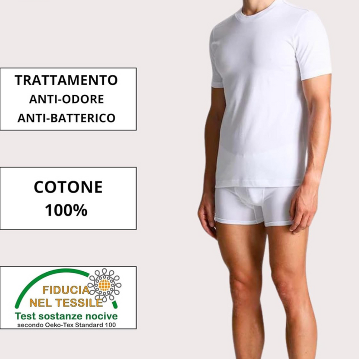 Liabel | 3 Magliette Uomo in Cotone ComfortFit