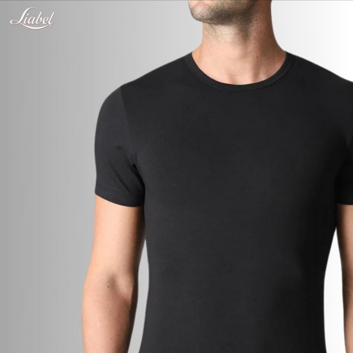 Liabel | 2 Maglie Uomo in Caldo Cotone Garzato Interlock