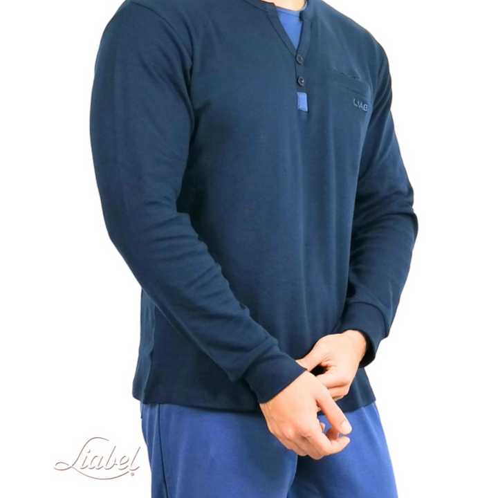 Liabel | Pigiama Uomo in Caldo Cotone Interlock