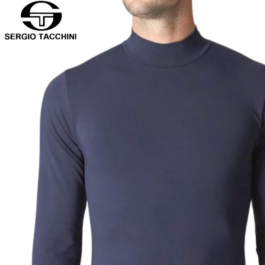 Sergio Tacchini | Lupetto Uomo in Cotone Caldo a Manica Lunga