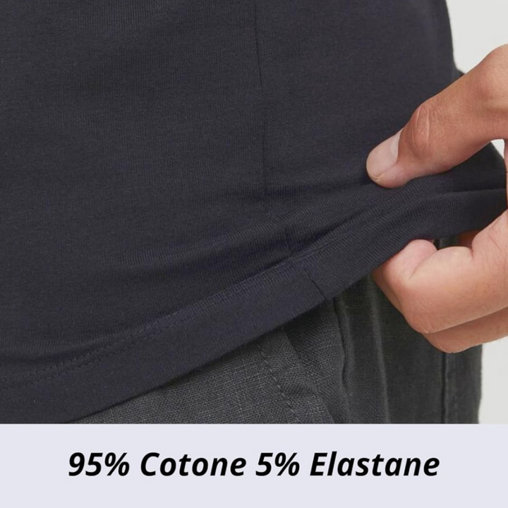 Liabel | 2 Magliette Uomo in Cotone Elasticizzato ComfortFit