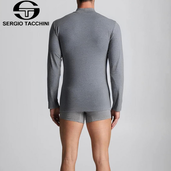 Sergio Tacchini | Lupetto Uomo in Cotone Caldo a Manica Lunga