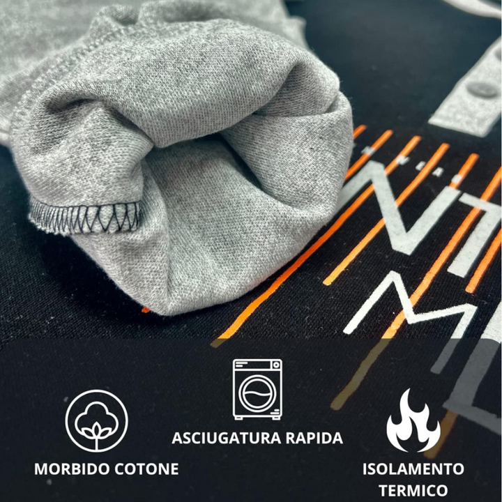 Wanted | Pigiama Uomo Invernale in Caldo Cotone Interlock