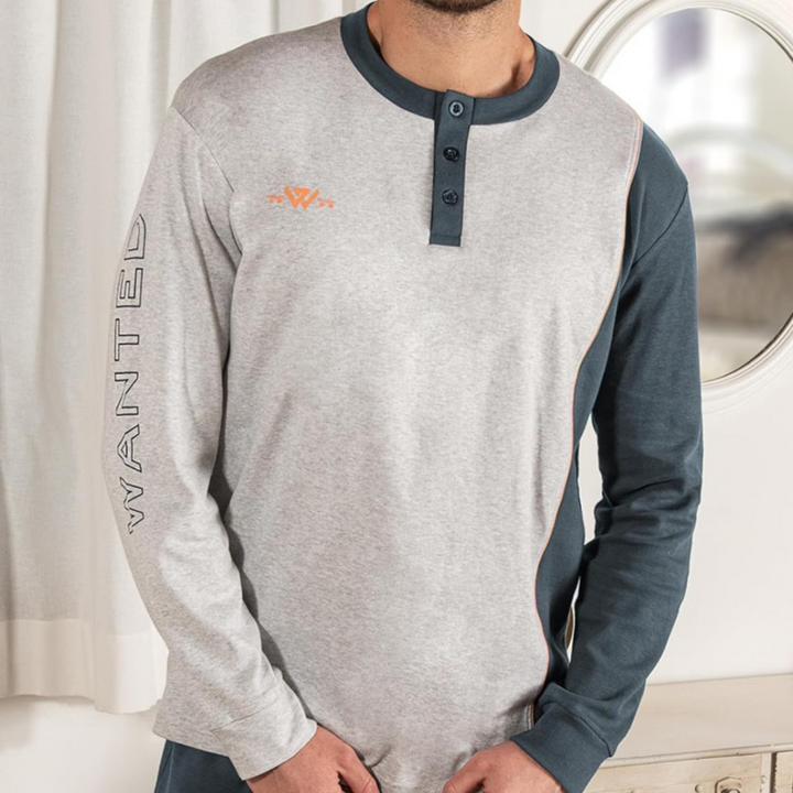 Wanted | Pigiama Uomo Invernale in Caldo Cotone Interlock