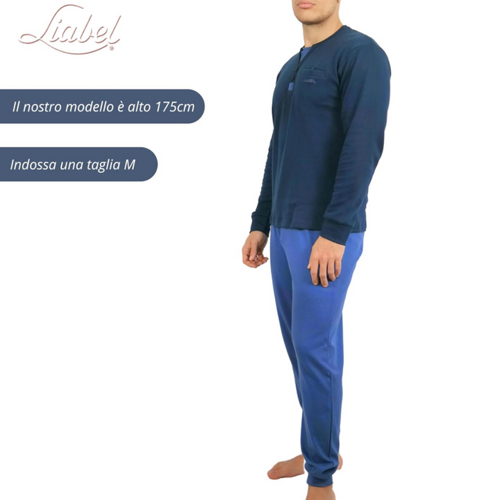 Liabel | Pigiama Uomo in Caldo Cotone Interlock